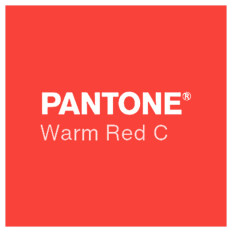 Product picture: Sun Chemical Pantone Ink WARM RED / 1 kg